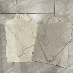 Bundle of two knitwear sweaters from Zara.